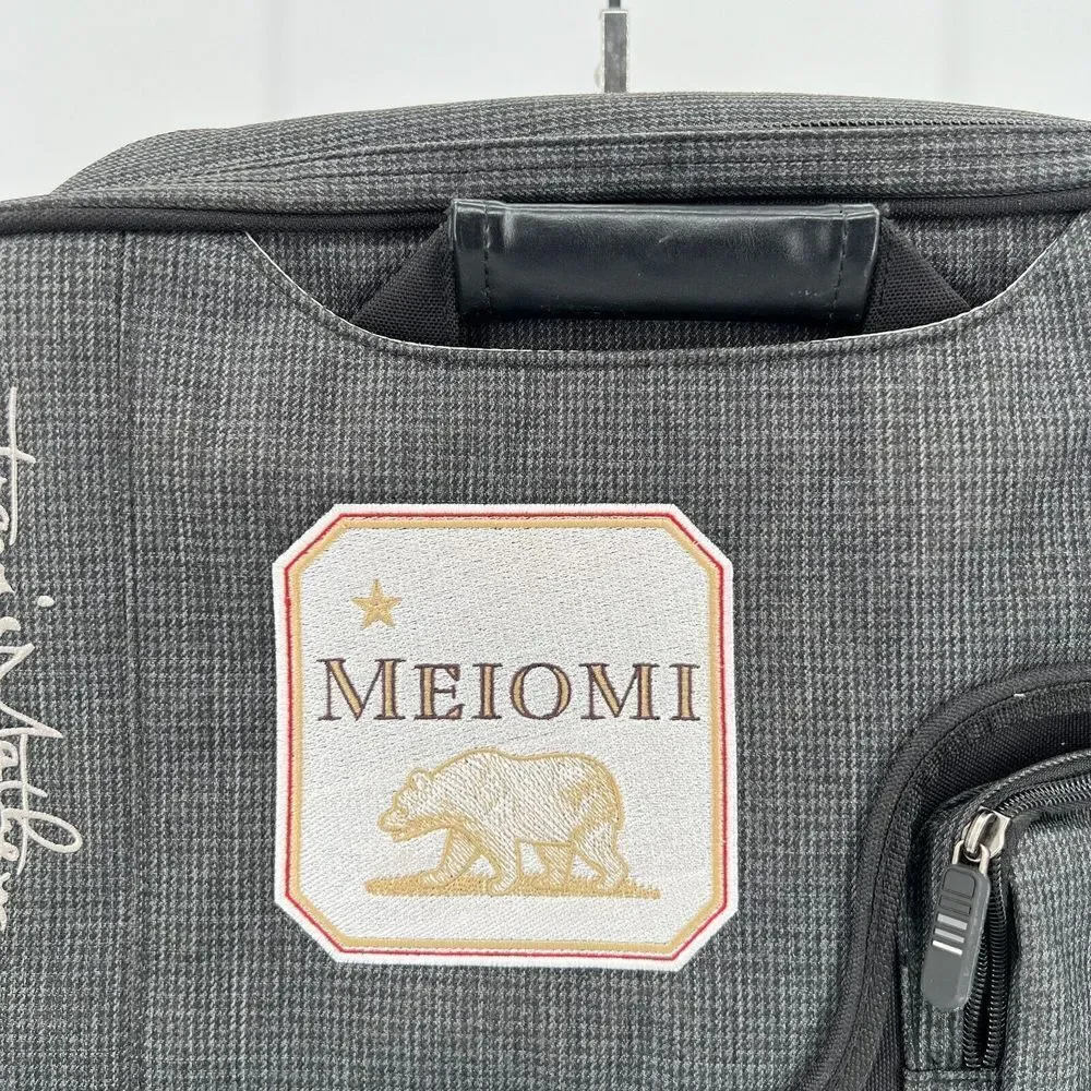 Travis Mathew Heather Gray Logo Golf Laptop Travel Bag Logo Golf